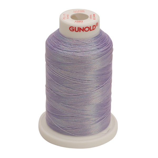 Gunold Embroidery Thread - METY 5/2 - 1000m - 7043 - Rainbow Prism Purple
