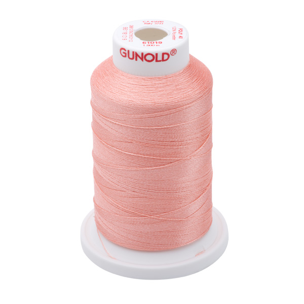 Gunold Embroidery Thread - POLY 40 - 1000m - 61019 - Peach