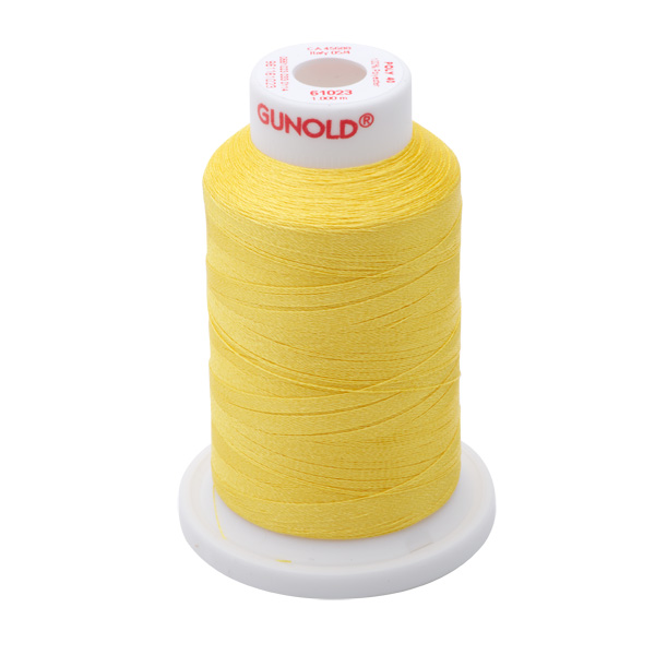Gunold Embroidery Thread - POLY 40 - 1000m - 61023 - Yellow