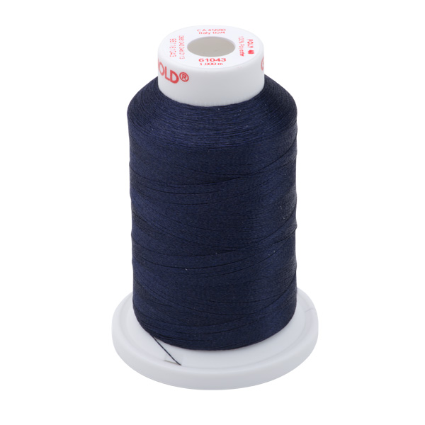 Gunold Embroidery Thread - POLY 40 - 1000m - 61043 - Dark Blue
