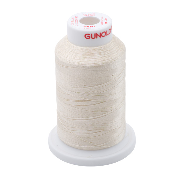 Gunold Embroidery Thread - POLY 40 - 1000m - 61082 - Ecru