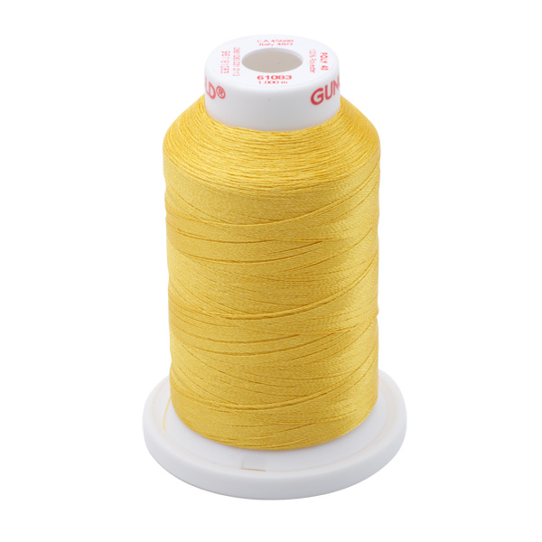Gunold Embroidery Thread - POLY 40 - 1000m - 61083 - Spark Gold