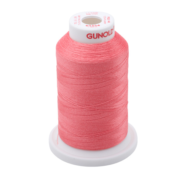 Gunold Embroidery Thread - POLY 40 - 1000m - 61154 - Coral