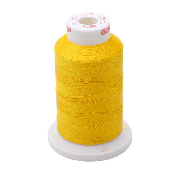 Gunold Embroidery Thread - POLY 40 - 1000m - 61185 - Golden Yellow