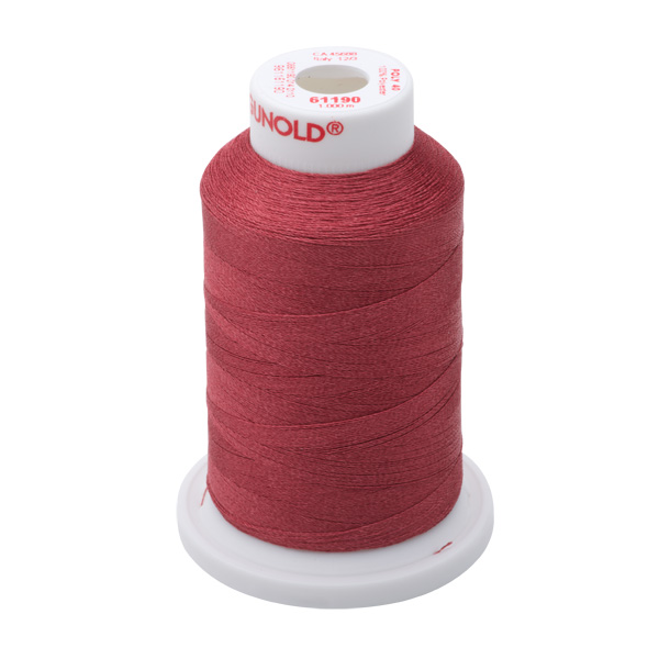 Gunold Embroidery Thread - POLY 40 - 1000m - 61190 - Medium Burgundy