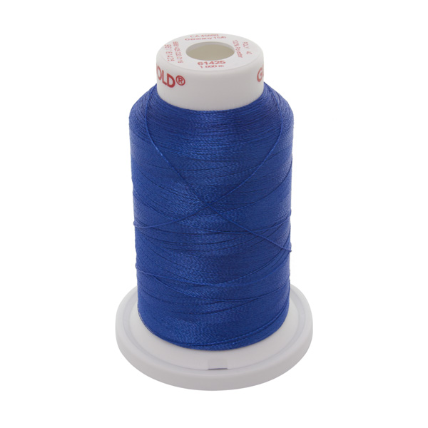 Gunold Embroidery Thread - POLY 40 - 1000m - 61425 - Med. Sapphire