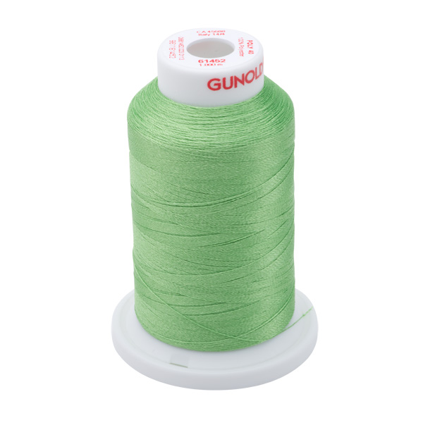 Gunold Embroidery Thread - POLY 40 - 1000m - 61452 - Spring Green