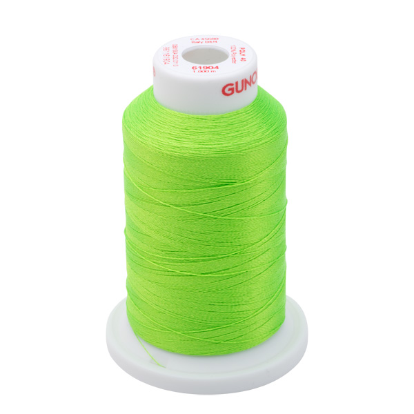 Gunold Embroidery Thread - POLY 40 - 1000m - 61904 - Lime Green Neon