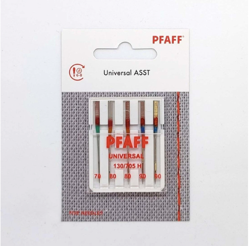 PFAFF Universal Needles size Asst 5pcs/pack 821323096