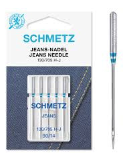 Schmetz Jeans Needle 130/705 H-J Size 90/14