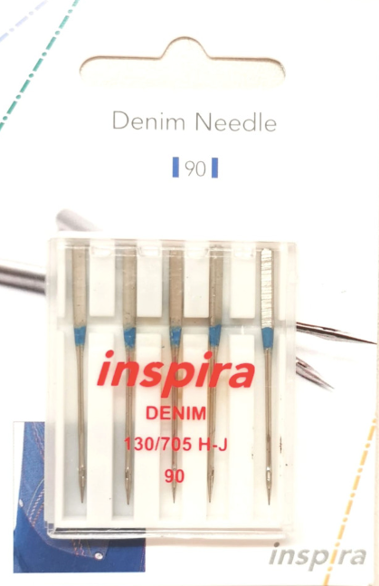 Inspira Denim Needle 130/705 H-J Size 90/14