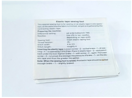 PFAFF Elastic tape sewing foot 2992499380