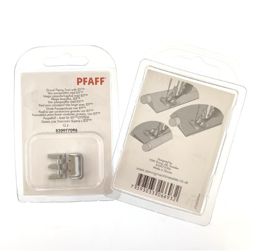 PFAFF Grand Piping Foot for IDT System 820977096