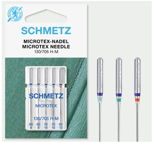 Schmetz Microtex Needle 130/705 H-M Sizes Assort