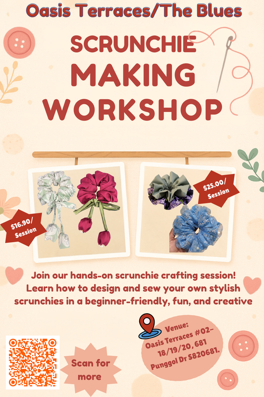 Scrunchie Workshop –Basic Create Your Own Hair Accessory