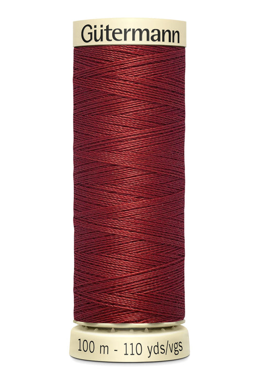 Gütermann Creativ Sew-all Thread 100m Colour Number: 221 - Dark Red Brown
