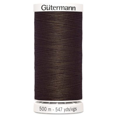 Gütermann Creativ Sew-all Thread 500m Colour Number: 694 - Dark Coffee Brown