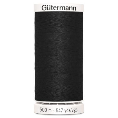 Gütermann Creativ Sew-all Thread 500m Colour Number: 000 - Black