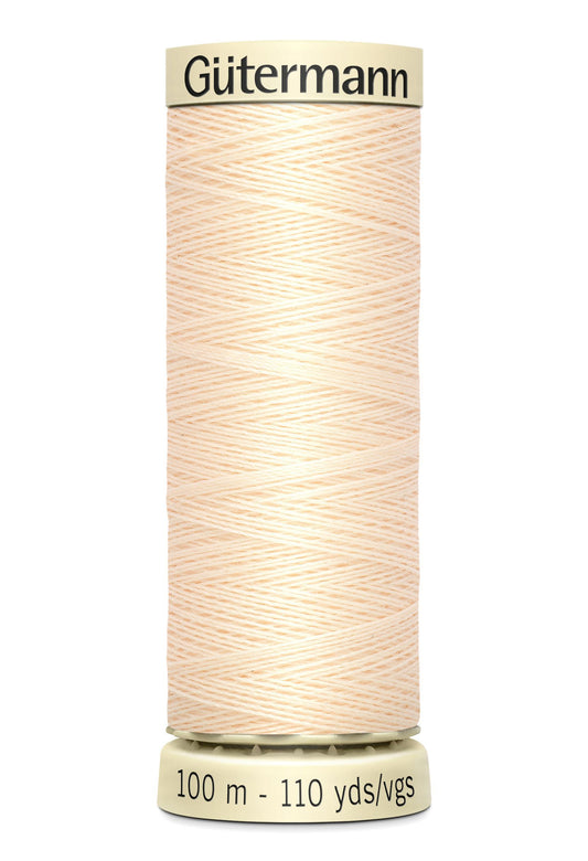 Gütermann Creativ Sew-all Thread 100m Colour Number: 414 - Blonde Cream