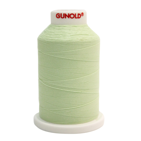 Gunold Embroidery Thread - GLOWY Glow in the Dark - Light Green 47207