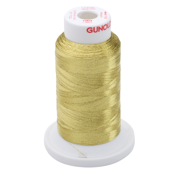 Gunold Embroidery Thread - METY 5/2 - 1000 - 7004 - Dk. Gold