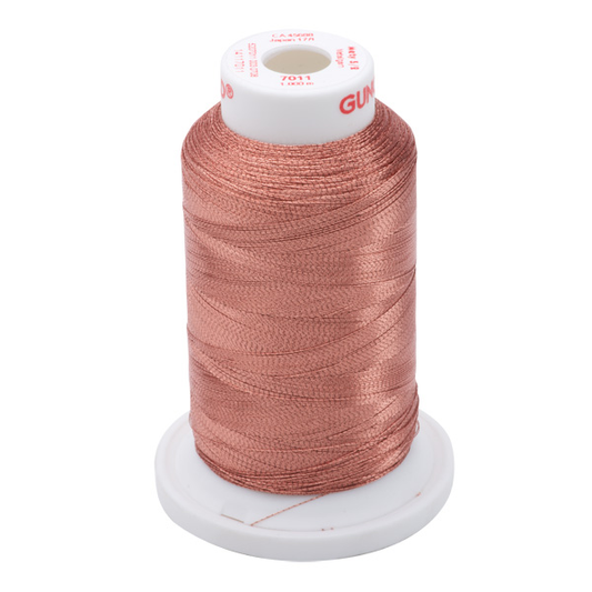 Gunold Embroidery Thread - METY 5/2 - 1000 - 7011 - Lt. Copper