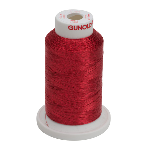 Gunold Embroidery Thread - METY 5/2 - 1000 - 7054 - Red