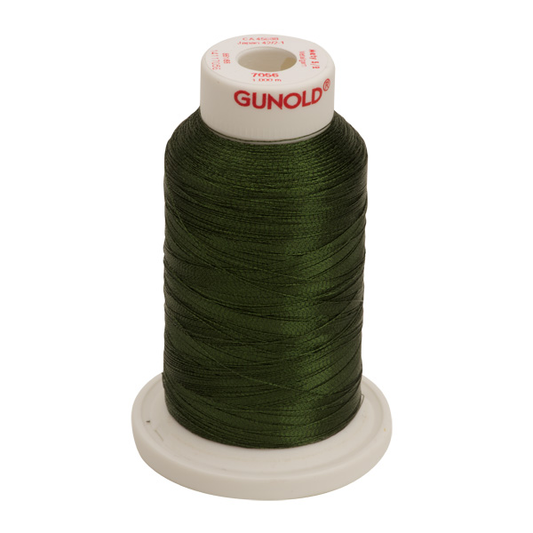 Gunold Embroidery Thread - METY 5/2 - 1000m - 7056 - Pine Green