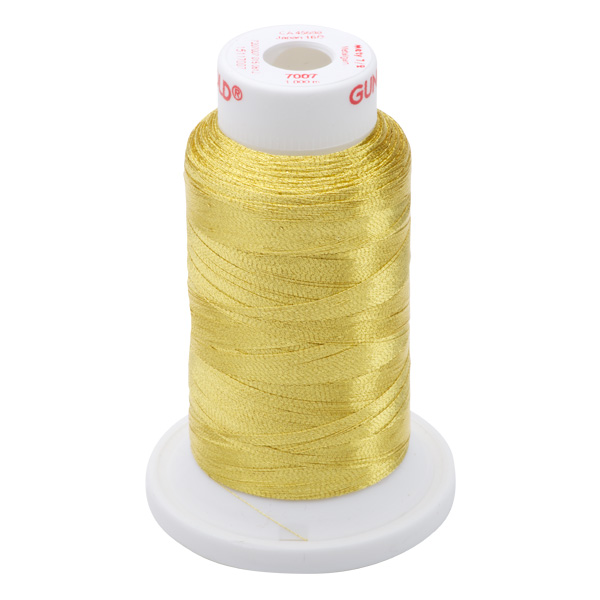 Gunold Embroidery Threads - METY 5/2 - 1000m - 7007 - Gold