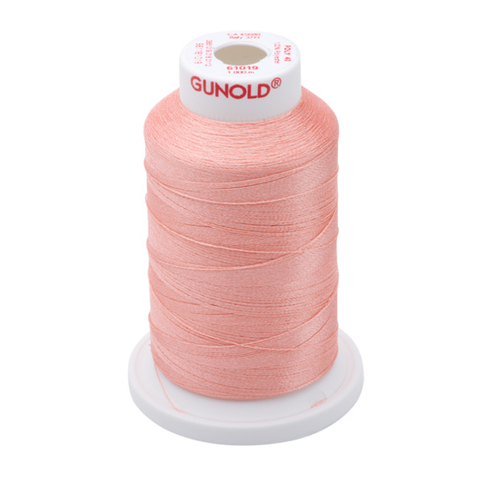 Gunold Embroidery Thread - POLY 40 - 1000m - 61019 - Peach