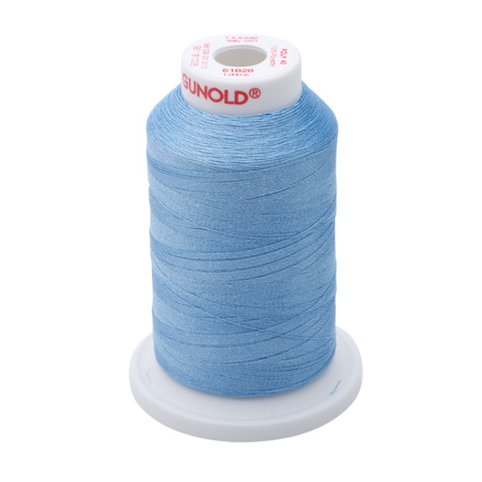 Gunold Embroidery Thread - POLY 40 - 1000m - 61028 - Baby Blue