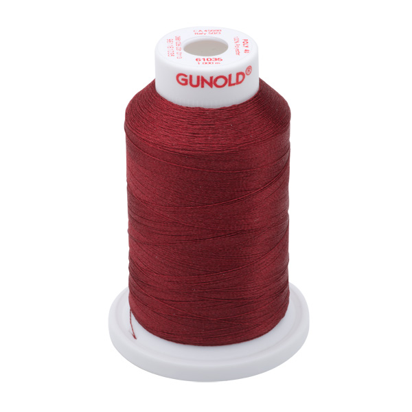 Gunold Embroidery Thread - POLY 40 - 1000m - 61035 - Dark Burgundy