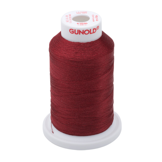 Gunold Embroidery Thread - POLY 40 - 1000m - 61035 - Dark Burgundy