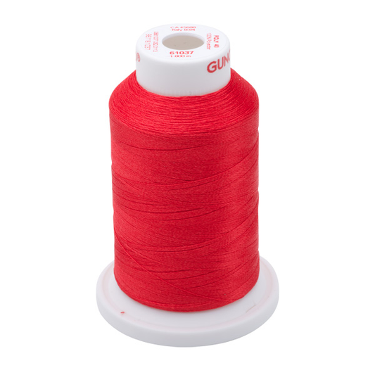 Gunold Embroidery Thread - POLY 40 - 1000m - 61037 - Lt. Red