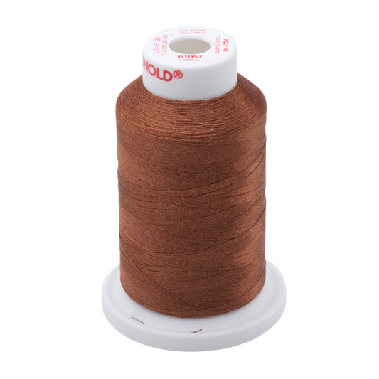 Gunold Embroidery Thread - POLY 40 - 1000m - 61057 - Dark Tawny Tan