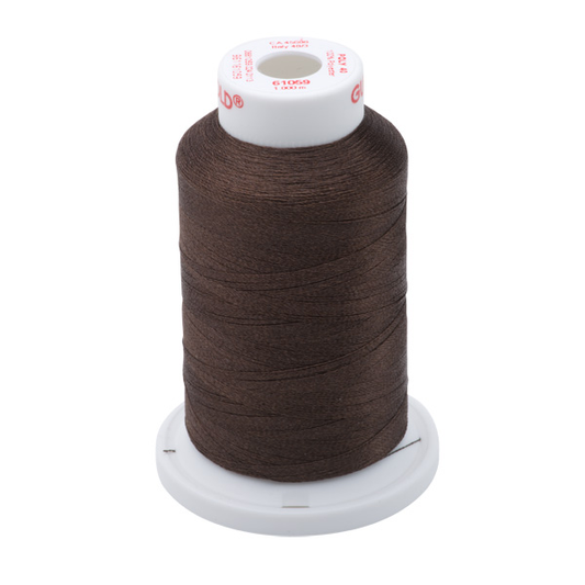 Gunold Embroidery Thread - POLY 40 - 1000m - 61059 - Dark Tawny Brown