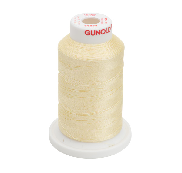 Gunold Embroidery Thread - POLY 40 - 1000m - 61061 - Pale Yellow