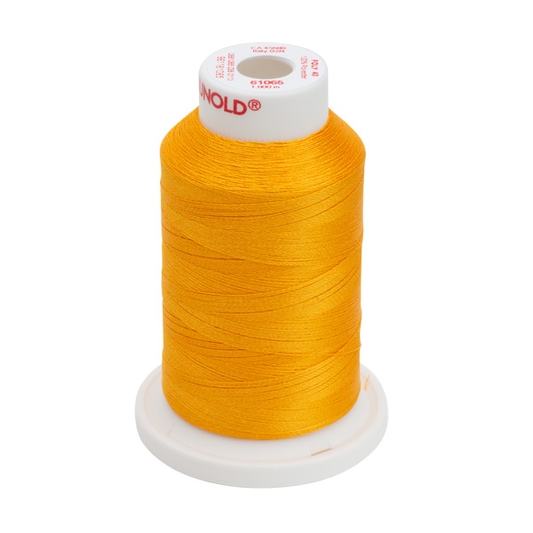 Gunold Embroidery Thread - POLY 40 - 1000m - 61065 - Orange Yellow