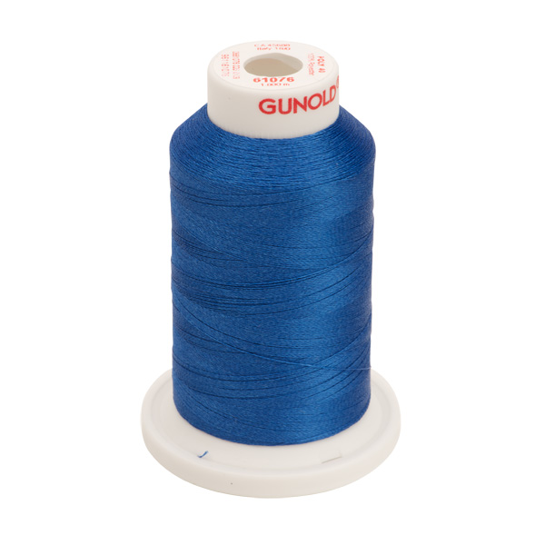 Gunold Embroidery Thread - POLY 40 - 1000m - 61076 - Royal Blue