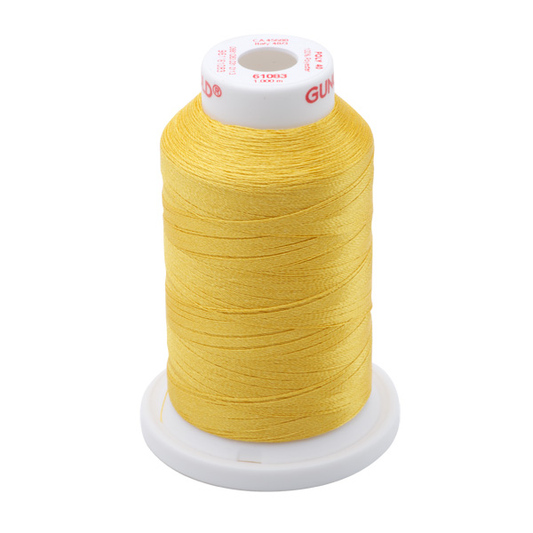 Gunold Embroidery Thread - POLY 40 - 1000m - 61083 - Spark Gold