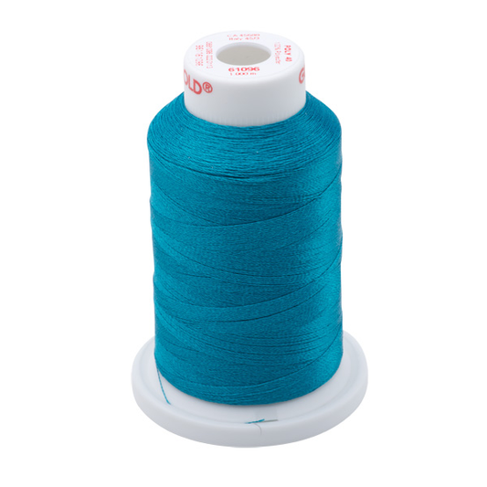 Gunold Embroidery Thread - POLY 40 - 1000m - 61096 - Dark Turquoise
