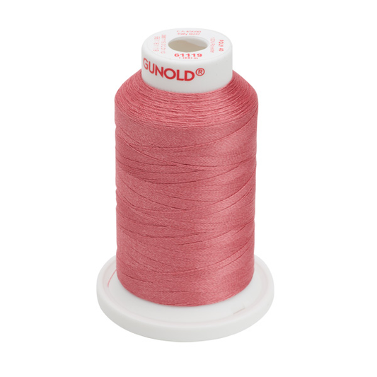 Gunold Embroidery Thread - POLY 40 - 1000m - 61119 - Dk. Mauve