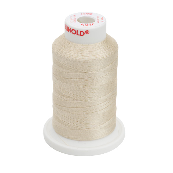 Gunold Embroidery Thread - POLY 40 - 1000m - 61127 -Med. Ecru