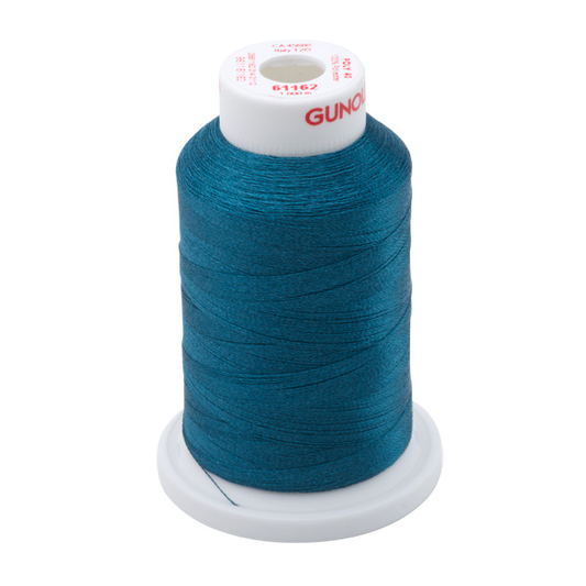 Gunold Embroidery Thread - POLY 40 - 1000m - 61162 - Deep Teal