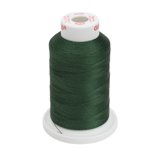 Gunold Embroidery Thread - POLY 40 - 1000m - 61174 - Dark Pine Green