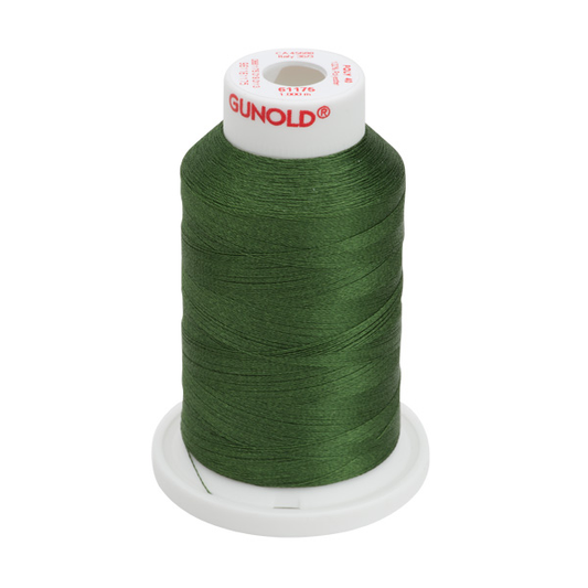 Gunold Embroidery Thread - POLY 40 - 1000m - 61175 - Dark Avocado