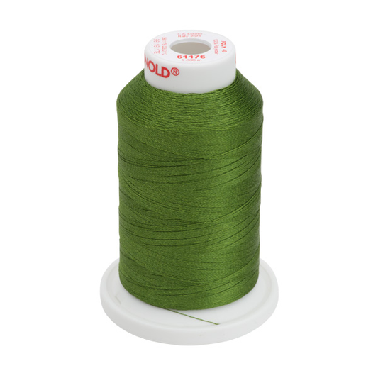 Gunold Embroidery Thread - POLY 40 - 1000m - 61176 - Med Dark Avocado