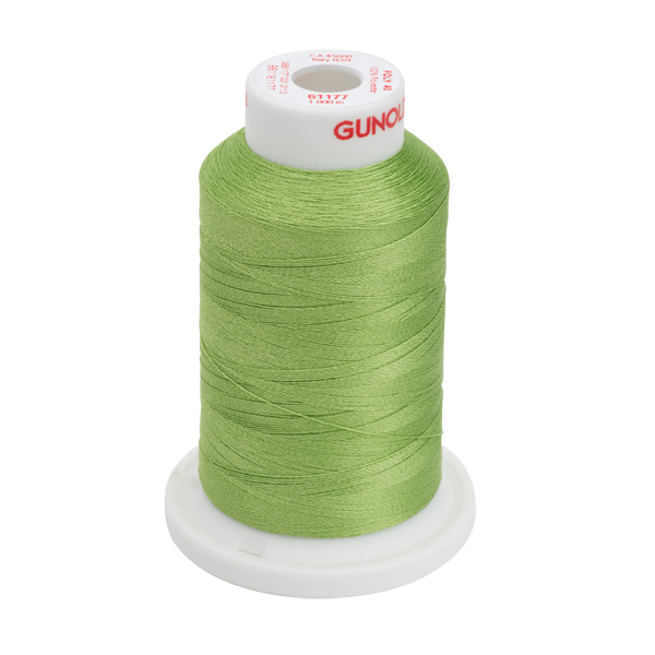 Gunold Embroidery Thread - POLY 40 - 1000m - 61177 - Avocado