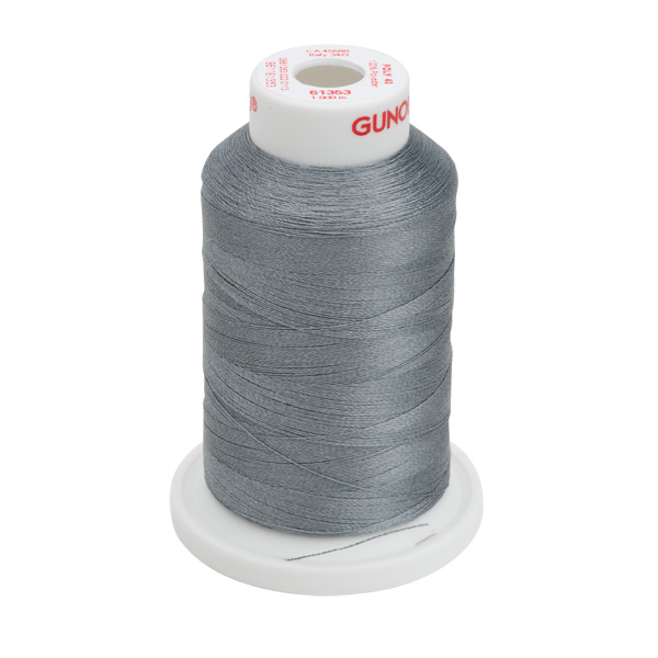 Gunold Embroidery Thread - POLY 40 - 1000m - 61353 - Battleship Gray