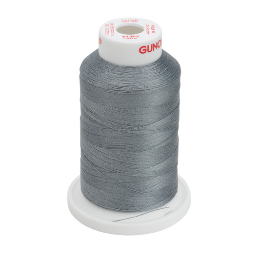 Gunold Embroidery Thread - POLY 40 - 1000m - 61353 - Battleship Gray